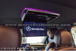 Моторизированный потолочный монитор мерседес LED 17.3' дюйма FULL HD с переносом климата для Mercedes V-Class W447 | мерседес 447