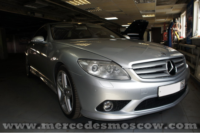 Установка блока Mirrorlink Mercedes для Mercedes CL-Class C216